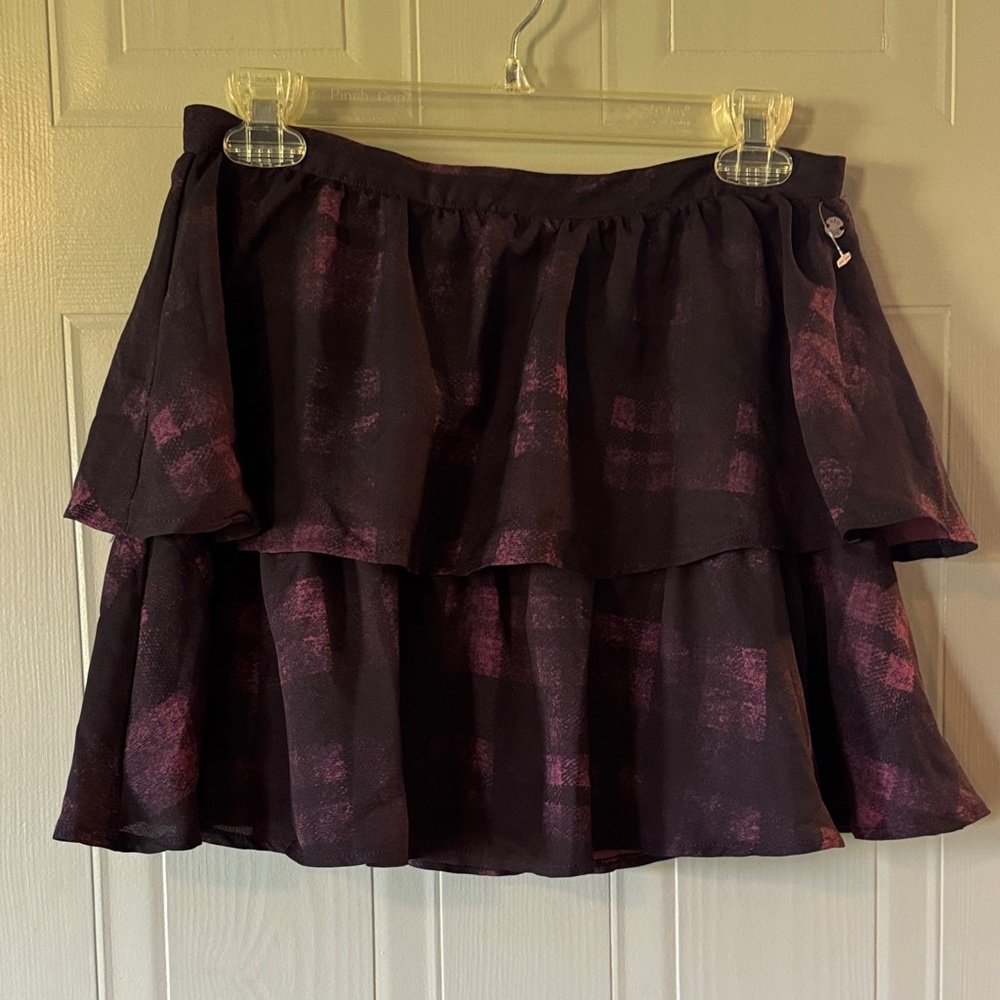 Neo x Adidas Black and purple Mini Skirt